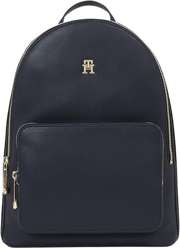 Tommy Hilfiger TH ESSENTIAL SC BACKPACK CORP AW0AW15710, Donna, Blu (Space Blue), OS