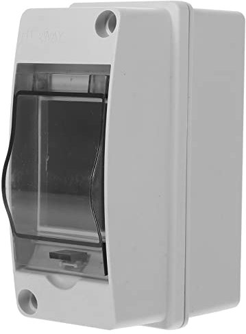 Homoyoyo Box 2 Way Distribution:IP65 Protection Consumer Unit Circuit Breaker Plastic Enclosure Din Rail Enclosure Power Distribution Water Proof Plastic Unit Fuse Board for Garage Workshop Outdoor