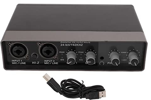 Professionell Ljudmixer, USB Digital Sound Board Voice Changer Live Ljudkort Och Ljudgränssnitt Extern Datortelefon