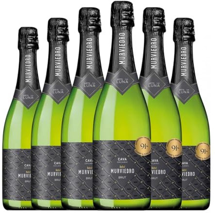 Murviedro Arts de Luna Brut Cava 75 cl Espumoso blanco (Caja de 6 Botellas de 75 cl)
