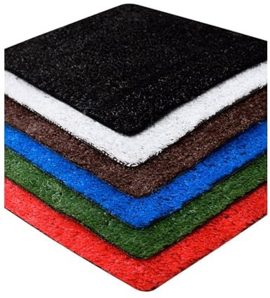 Jardin202 - Césped Artificial ColorPlus 10mm - Rollos | Alta Densidad | Césped para Eventos y Decoración | 2 x 1 Metros : 2 m2 (Azul)