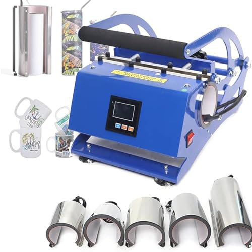 Presse à chaud pour mug à sublimation Machine à transfert de chaleur à minuterie automatique avec réglage de la durée de la température