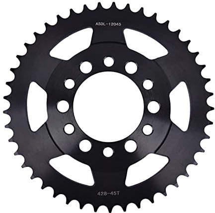 DOFABI 428 45T 200ccm Kettenrad hinten, for Yamaha, DT125 DT125F DT175 AG200 TW200 XT200 TW225 TW225E DT 125 175 AG TW XT 200 225 Zähne Motorrad Kettenrad