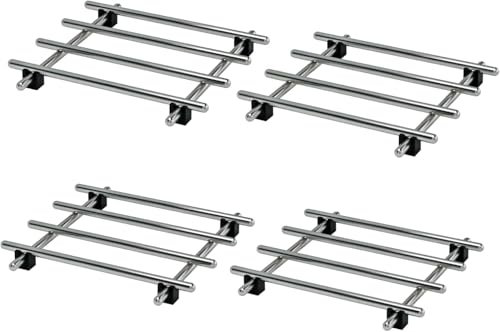 4 Pack Stainless Steel Trivet for Hot Dishes, Hot Pots and Pans and Instant Pot, Heat Resistant Dutch Oven Trivet, Cooking and Baking Pans Holder, Metal Cooling Rack (A1)