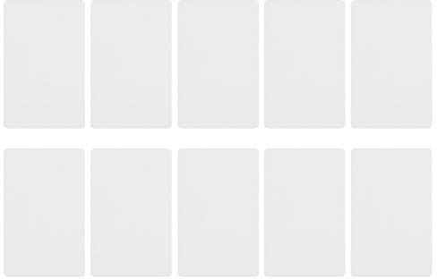 10pcs NFC NTAG215 White Card 13.56MHz HF chip and 504 Bytes Memory Supports 10 Million Read Writes 10 Years Data Retention Suitable for All NFC Enabled Cell Phones and Devices