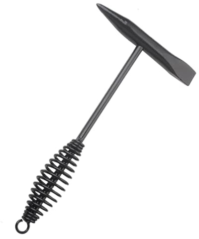 Chipping Slag Hammer – Robustes Schweißwerkzeug, Kopf aus robustem Karbonstahl | Schmutz mit Federgriff, Spule für die Reinigung von Schlacken, Präzisionslösung mit trockener Handhabung