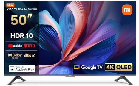XIAOMI QLED 50 A Pro 2026 UltraHD 4K Dolby Audio Google TV