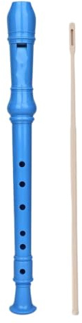 Blockflöjt Blockflöjt G Typ Sopran Sex Hål Och Åtta Hål Nybörjarinstrument(Blue 6-hole)