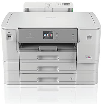 Brother HL-J6010DW | Imprimante Jet d'encre Couleur | Format A3 |Wi-FI | NFC | Jusqu'à 30 Pages par Minute | Recto-Verso | Inclus Cartouches de Démarrage Haute Capacité