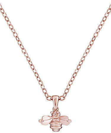 Ted Baker Bellema Bumble Bee Pendant Necklace For Women (Rose Gold)