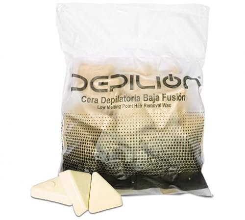 Cera caliente 1kg Opal | Cera baja fusión para depilación 1000gr | para pieles sensibles