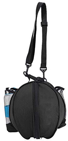 Fußballtasche, Basketballtasche, verschleißfest, glatter Reißverschluss, Balltasche für Fußballträger (schwarz)