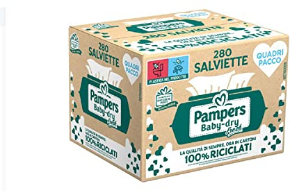 Pampers Baby-dry Fresh Salviette 280 pz