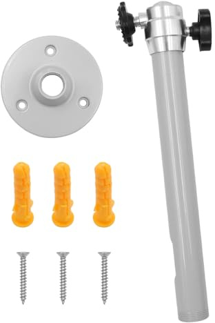 Alnicov Universal Mini Projector Ceiling Mount, 360° Swivel, Compatible with Most Projectors, VESA, Screw-based