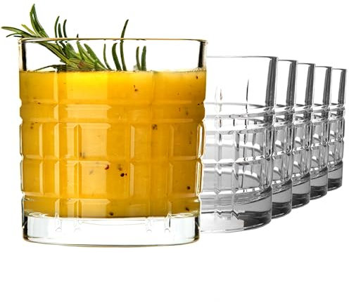 KIAPPO Juego de vasos de zumo de fruta 320 ml - 6 unid. Copas Copas de vino Copas de agua Copas de agua Copas de champán Copas de vino blanco