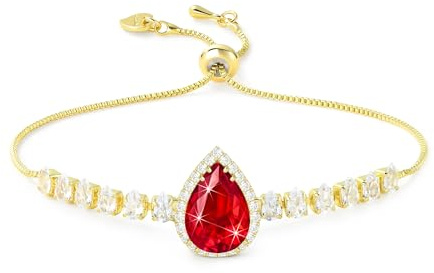 Linawe Edelstein Diamanten Armband Damen, Glitzer Armkette Schmuck, Kristall Damenarmband Jewelry, Tennisarmband, Erhältlich in 14-karätigem Gold-, Roségold- und Silbertönen