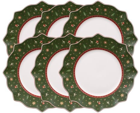 Villeroy & Boch Toy's Delight Speiseteller grün 29 cm Set 6tlg