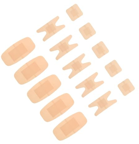Healeved 30piezas Curita para Herida Vendaje de Primeros Auxilios Apósito Adhesivo para Lesiones Actividades Acuáticas Color Aleatorio