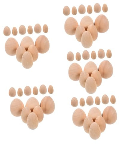 DIYEAH 100stücke -eier Für Dekoration Unbehandelte Kunst-eier Für Ostern Bastelbedarf Und Heimdekoration Für Partys Und Kreative Projekte