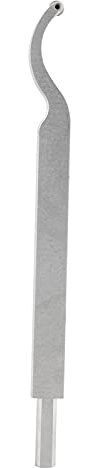 Portaherramientas de Torneado Hueco de Madera, Cincel Giratorio, Torno de Carpintería, Herramienta de Mano (Cuchillo ahuecador curvo pequeño (sin mango))