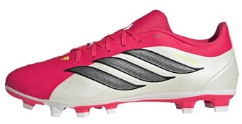 adidas Unisex Club Firm Ground/Multi Ground Football Boots, Lucid Red/Core Black/FTWR White, 41 1/3 EU