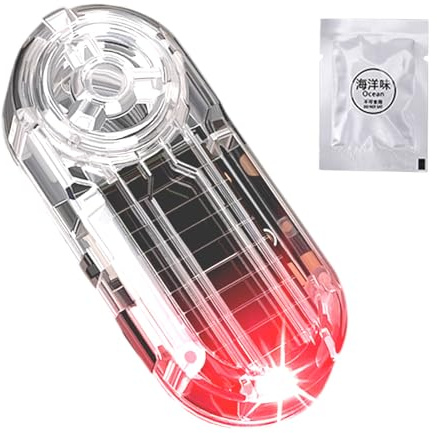 Pavsicgn Luce di auto antifurto, luce di avvertimento di allarme - Luce auto di allarme di ricarica solare a LED anti-fusione,Decorazione del veicolo lampada finta con piacevole profumo per parabrezza