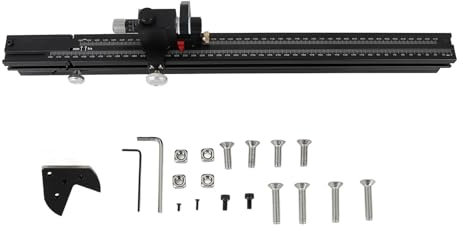 Jauge à onglet pour table de travail du bois, support de scie à table en alliage d'aluminium robuste de haute précision, jauge à onglet pour routeur, projets de menuiserie et