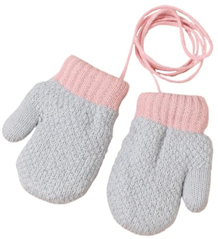 Sionhiuo Guantes De Nieve para Niños | Manoplas Antipérdida De Dedos Completos - Guantes De Peluche para Juego En La Nieve para Niños,para Bebés Preescolares Jardín Patinaje Esquí Hacer Muñecos De
