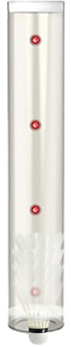 Generisch Tubo para pelotas de bádminton, tubo magnético de bádminton, con fuerte magnetismo para gimnasio, educación física, parques, cancha de bádminton