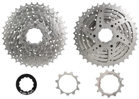 frihjulsavdragare Cykelkassett Passar till BUCKLOS cykelkassett 8/9-växlad frihjul för cykel 11-25T/28T/32T/34T/36T/40T landsväg mountainbike för HG navdel(9S 11-36T)