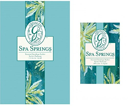 Set von 2, Greenleaf Home und KFZ DUO, SPA Springs Große und kleine Duftsäckchen