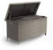 VonHaus Garden Storage Box 290L - Grey Rattan Outdoor Cushion Storage Box with Lockable Lid - Weatherproof Garden Container with Waterproof Liner, Gas Lift Hinges, Wheels & Carry Handle - Bali