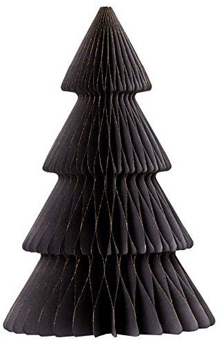 coopz Weihnachtsschmuck Tanne groß Papier Aufsteller Weihnachten Baumschmuck, Farbe:anthrazit