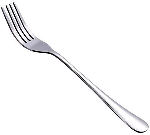 Dinner Forks, GOBOOMAN 4pcs Stainless Steel Cutlery Forks Table Fork Set 8 inches