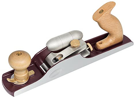 DICTUM® Langer Flachwinkel-Schlichthobel Nr. 62, Hot Dog rechts, jap. Hobeleisen