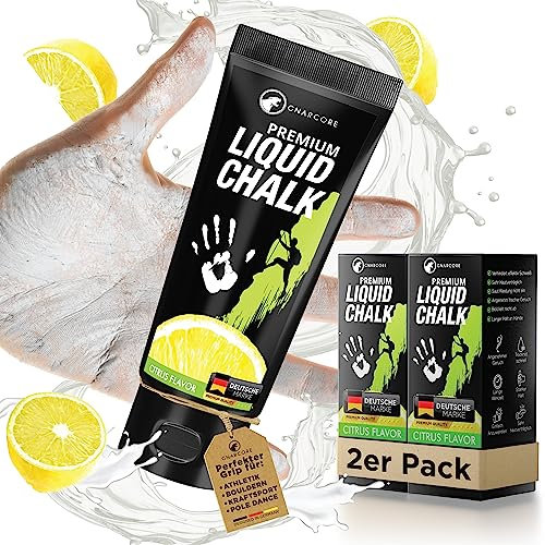 Gnarcore® Liquid Chalk [50ml / 100ml / 200ml] - Flüssigkreide für extremen Grip beim Klettern & Bouldern - Magnesia mit angenehmen Duft - Langer Halt, ohne Stauben/Schmieren