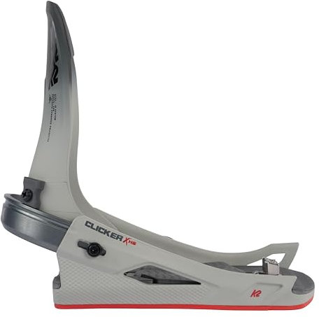 K2 Clicker X HB Mens Snowboard Bindings, M: 7-9.5, Grey
