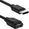 Amzpas USB-C Caricatore per Garmin Instinct 2 Solar/Instinct 2 Cavo, Veloce Cavo di Ricarica USB C per Garmin Instinct 2 Cavo/Instinct 2 Solar (Nero)