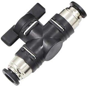 BUC BUL BUM BLM4 6 8 10 12mm Pneumatic Fitting Quick Connector Air Tube Connector Manual Valve Steering Switch Manual Ball Valve(BUC,8mm)