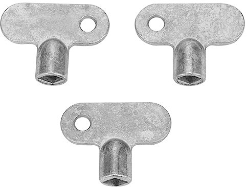 FOYTOKI Radiator Bleed Wrench Square Socket Plumbing Tool 3pcs Set for Heating Systems Valve Air Release Key Compatible with Radiators Maintenance UK