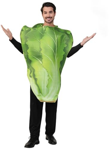 SEA HARE Disfraz de verduras unisex para adultos, divertida decoración de fiesta (talla única)