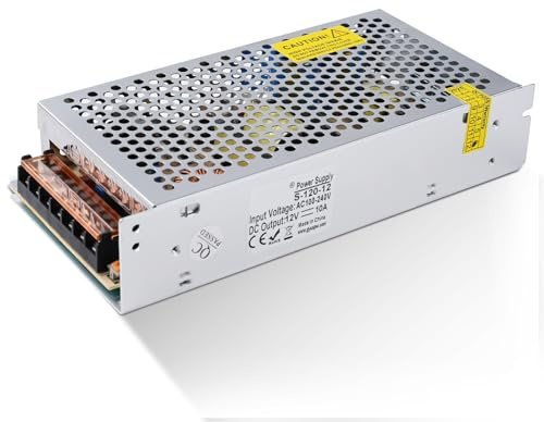 Fuente de alimentación conmutada 12V 10A 120W transformador adaptador AC100V/240V a DC 12V fuente alimentacion de convertidor S-120-12 para iluminación LED