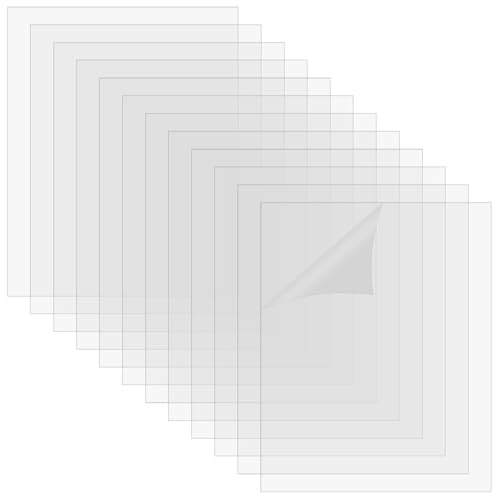 Fiwochic 12 Pack Non-Glare Acrylic Glass for 11x14 Inch Picture Frame Replacement Glass 0.04 Thick Clear Uv-Resistant Acrylic Cover Sheet for Wall & Tabletop Picture Frames