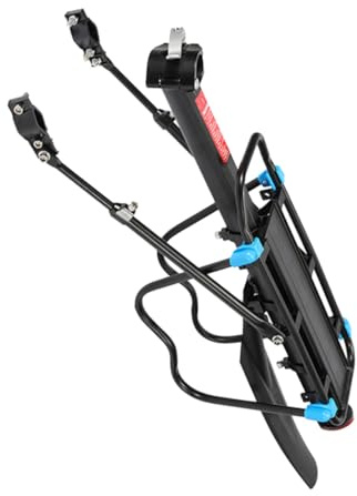 ABOOFAN Portapacchi Posteriore per Mountain Bike Leggero in Materiale Resistente con Kit di Installazione Ripiano Posteriore per Bici da Strada e Outdoor Supporto Porta Borse e Valigie