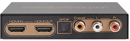 HDR HDMI Audio Extractor(4K@60Hz/UHD/HDCP2.2/ARC/EDID Setting) One HDMI input converter to one HDMI+ One Toslink Audio + One Coaxial Audio + One L/R Audio Out