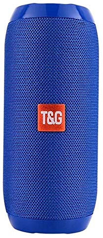 ELLENNE CASSA SPEAKER BLUETOOTH RICARICABILE 10W WIFI ALTOPARLANTE WATERPROOF RADIO TG117 (Blu)