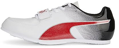 PUMA Zapatillas Evospeed Long Jump 10 para hombre, Puma White-puma Black-puma Red, 46 EU