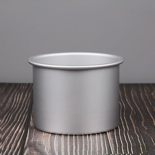 Moldes redondos profundos para tartas, molde para tartas de 8 pulgadas, acero antiadherente, aluminio de 8 mm, para hornear, cumpleaños, Navidad, tartas de boda