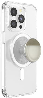 PopSockets Phone Grip for MagSafe with Kickstand, Magnetic Stand, Swappable Top, Secure Hold for iPhone MagSafe Cases, Phone & Tablet Grip - Stoneware Coconut Cream