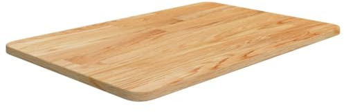 Encimera baño Madera Maciza tratada marrón Claro 60x40x1,5 cm，Lavabo sobre encimera, Lavabo de tocador, Lavabo sobre encimera para baño
